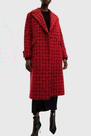 Manteau en laine - Rouge