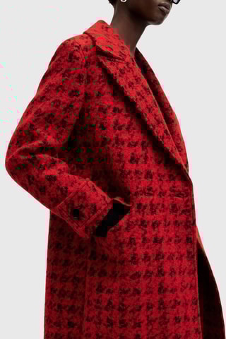 Manteau en laine - Rouge