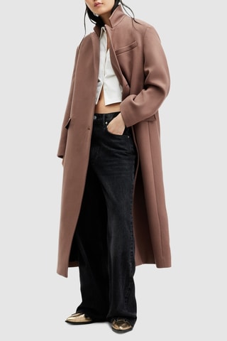 Manteau en laine - Marron