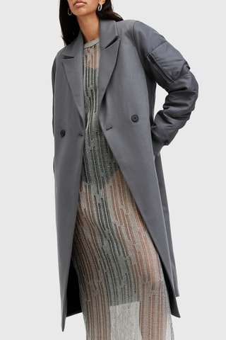 Manteau en laine - Gris