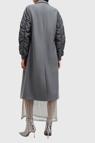 Manteau en laine - Gris