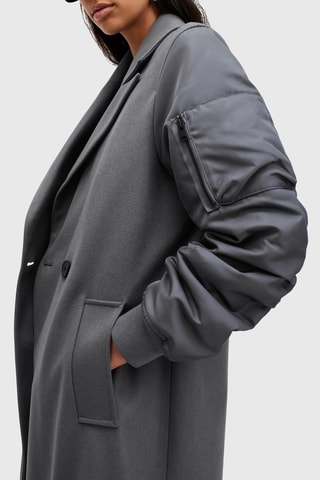 Manteau en laine - Gris