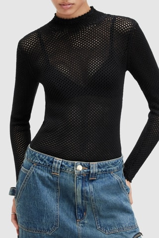 Camisola slim - Preto