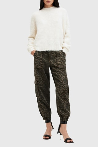 Camisola relaxed em alpaca - Branco