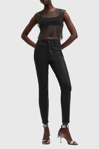 Calças de ganga skinny - Preto