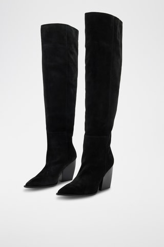 Botas em couro - Preto