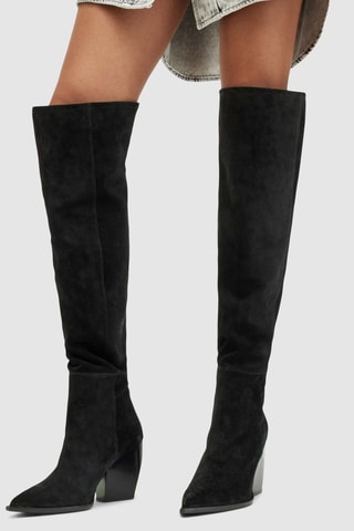 Botas em couro - Preto