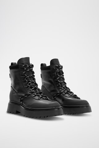 Botins em couro - Preto