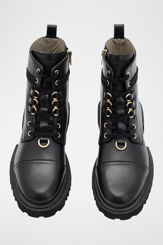 Botins em couro - Preto