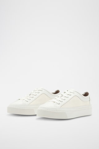 Sapatilhas em couro - Branco