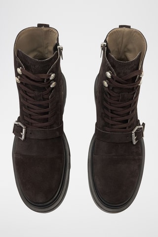 Botins em nobuck - Castanho-escuro