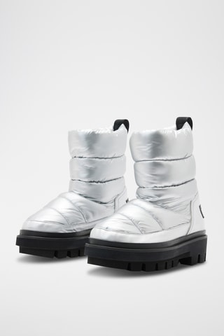 Botas de neve em couro - Prateado