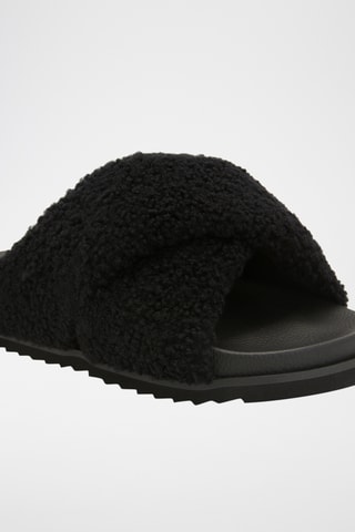 Mules em couro - Preto
