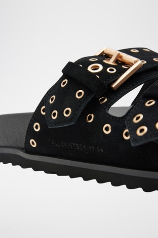 Mules em couro - Preto