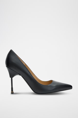 Sapatos de salto em couro envernizado - Preto
