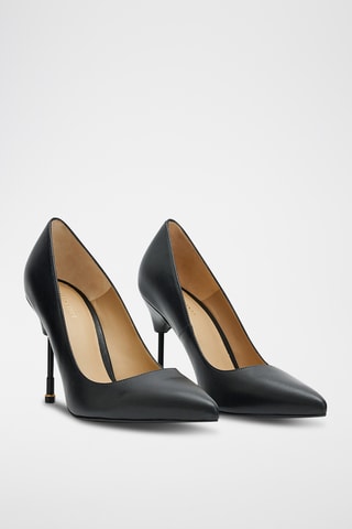 Sapatos de salto em couro envernizado - Preto