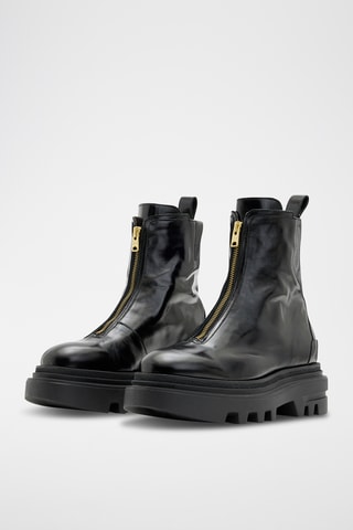Botins em couro - Preto