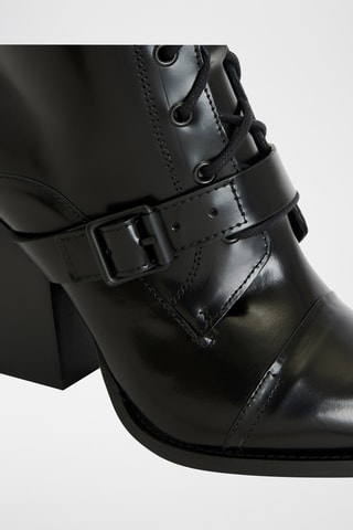 Botins em couro - Preto