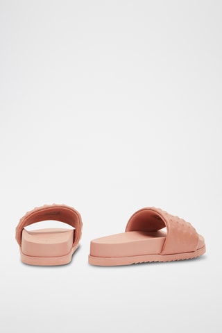 Mules em couro - Rosa