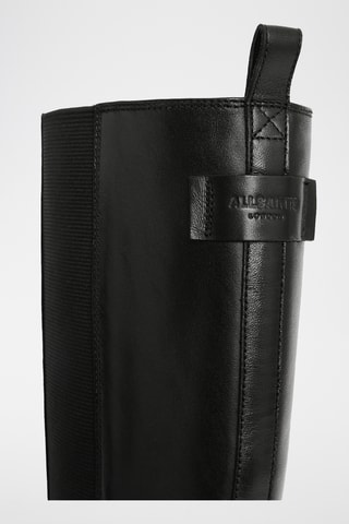 Botas Chelsea em couro - Preto