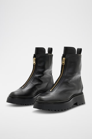 Botins em couro - Preto