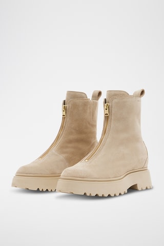 Botins em nobuck - Bege