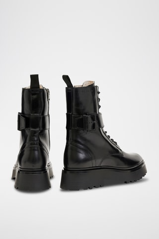 Botins em couro - Preto