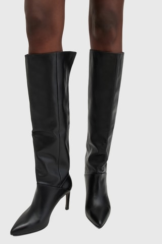 Botas em couro - Preto