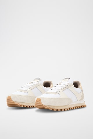 Sapatilhas de running em couro - Branco