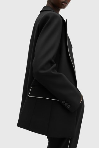Blazer regular - Preto