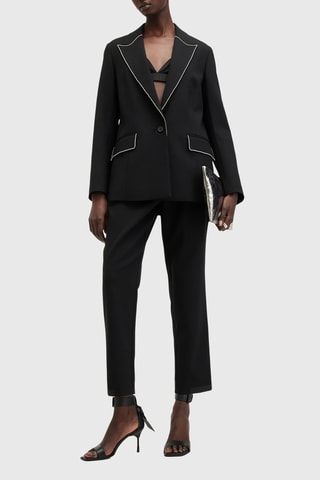 Blazer regular - Preto