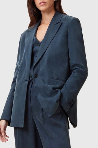 Blazer - Azul-escuro