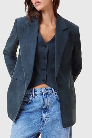 Blazer - Azul-escuro