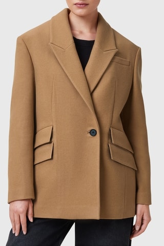 Blazer en laine - Camel