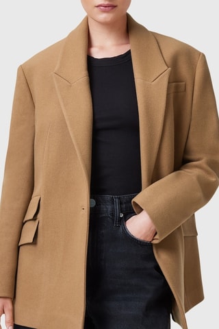 Blazer en laine - Camel