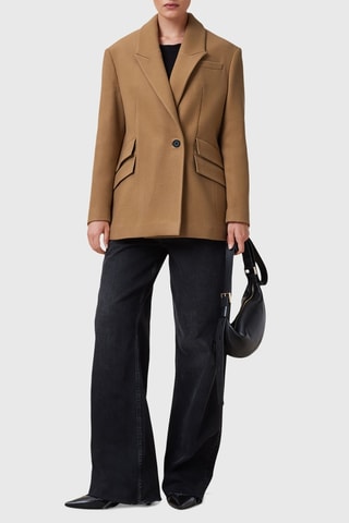 Blazer en laine - Camel