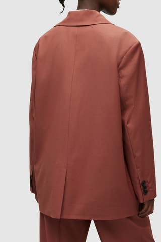 Blazer em lã - Castanho