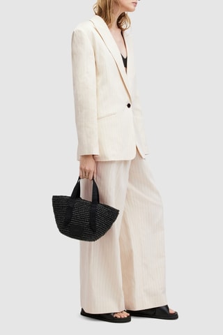Blazer em linho - Marfim