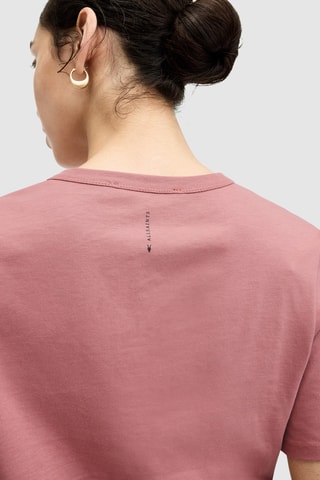 Crop top em algodão biológico - Rosa