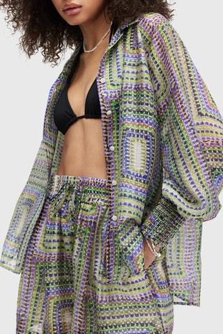 Camisa relaxed - Violeta