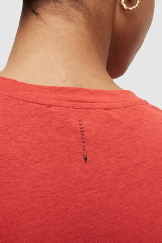 T-shirt em algodão biológico - Vermelho