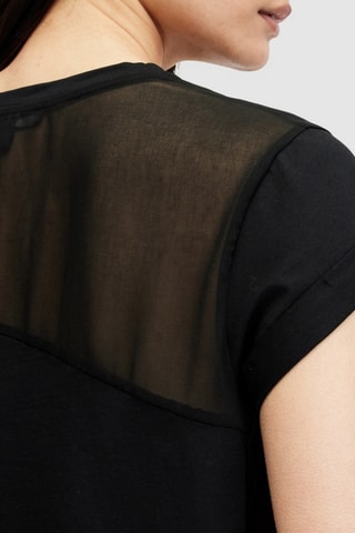 Top relaxed em algodão biológico - Preto