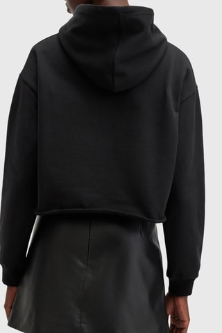 Sweat regular em algodão biológico - Preto