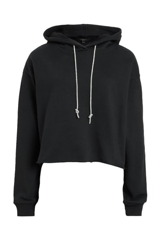 Sweat regular em algodão biológico - Preto