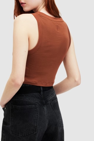 Crop top - Castanho