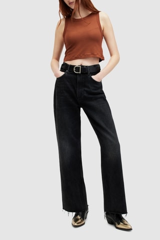 Crop top - Castanho