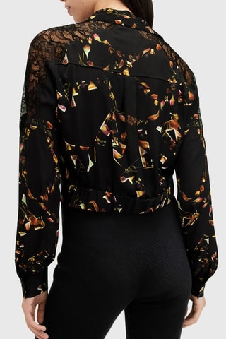 Camisa regular Natalia - Preto