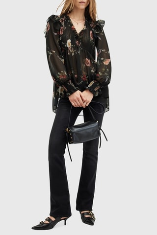Blusa regular - Preto