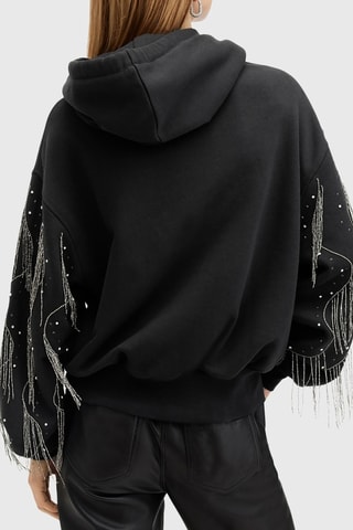 Sweat oversize em algodão biológico - Preto