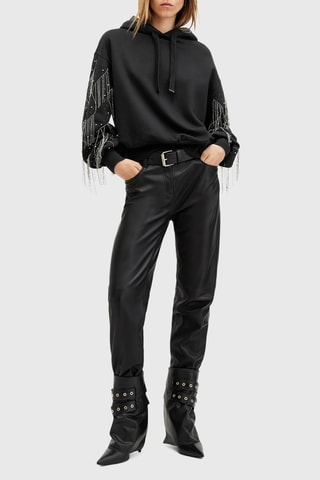 Sweat oversize em algodão biológico - Preto